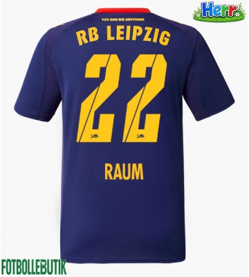 RB Leipzig David Raum #22 Bortatröja 2025-26 Kortärmad